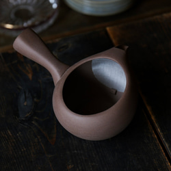 「初めて急須をお迎えする方にもおすすめ」　愛知県常滑産・蓋なし急須・茶・360cc 10枚目の画像