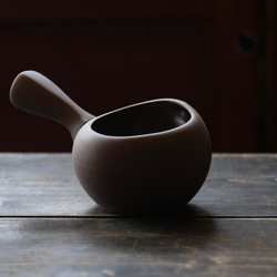 「初めて急須をお迎えする方にもおすすめ」　愛知県常滑産・蓋なし急須・茶・360cc 5枚目の画像