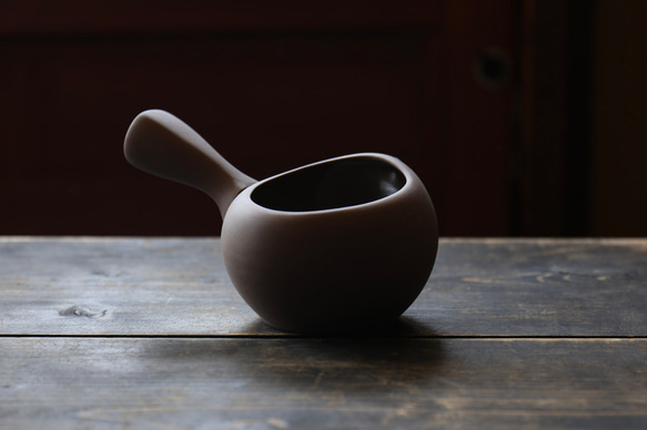 「初めて急須をお迎えする方にもおすすめ」　愛知県常滑産・蓋なし急須・茶・360cc 5枚目の画像