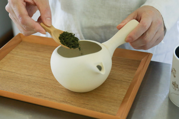 「初めて急須をお迎えする方にもおすすめ」　愛知県常滑産・蓋なし急須・茶・360cc 16枚目の画像