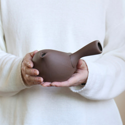 「初めて急須をお迎えする方にもおすすめ」　愛知県常滑産・蓋なし急須・茶・360cc 13枚目の画像