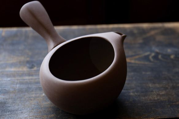 「初めて急須をお迎えする方にもおすすめ」　愛知県常滑産・蓋なし急須・茶・360cc 6枚目の画像