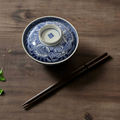 伊万里染付蓋物碗 5客セット お椀・ボウル・鉢 antique art nozomi