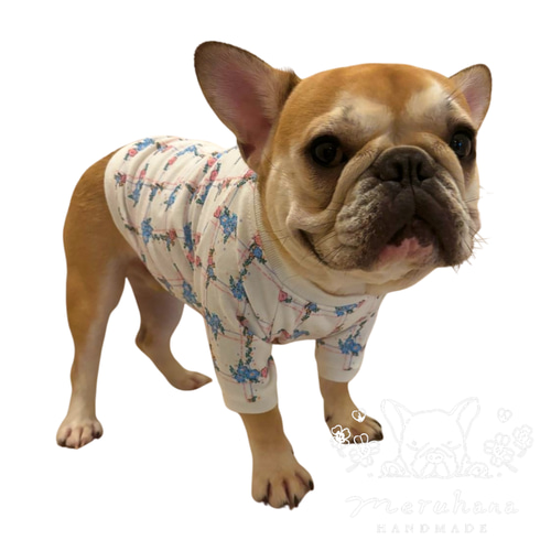 フレブル服 フレンチブルドッグ ラグラン 長袖 ペット服・アクセサリー
