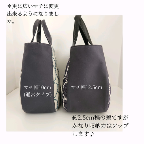 ミナペルホネン anemone+forestwave 巾着リボン トートバッグ