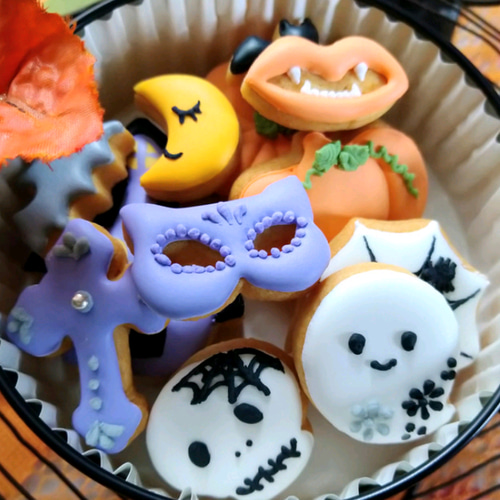 2024♡ハロウィンアイシングクッキーセット 2024 ハロウィンアイシングクッキー🎃 : Santacafeの気まぐれ日記