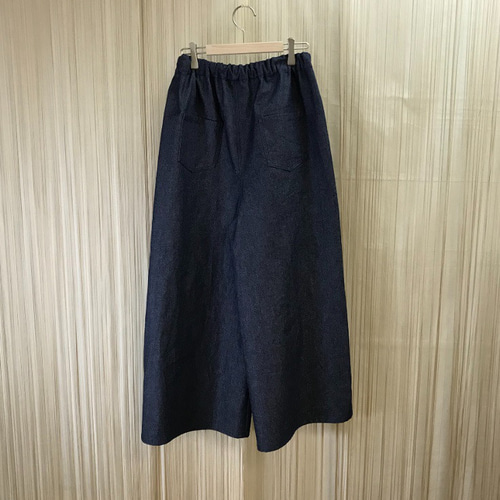 型紙 デニムワイドパンツ A064 レディース 型紙 cobacagari 通販