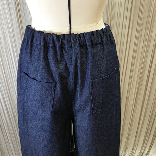 型紙 デニムワイドパンツ A064 レディース 型紙 cobacagari 通販