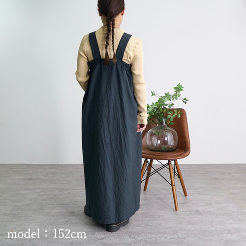 【新品】UZUIRO ウズイロ　サロペットスカート/ブラック/三河織物 サロペットスカート | ブラック | 三河織物 - UZUiRO/公式オンライン