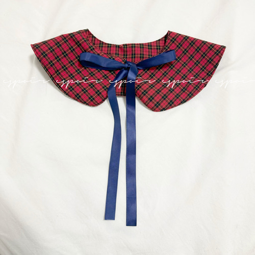 ファミリアチェックつけ襟スタイ ファミリアチェック つけ襟スタイ