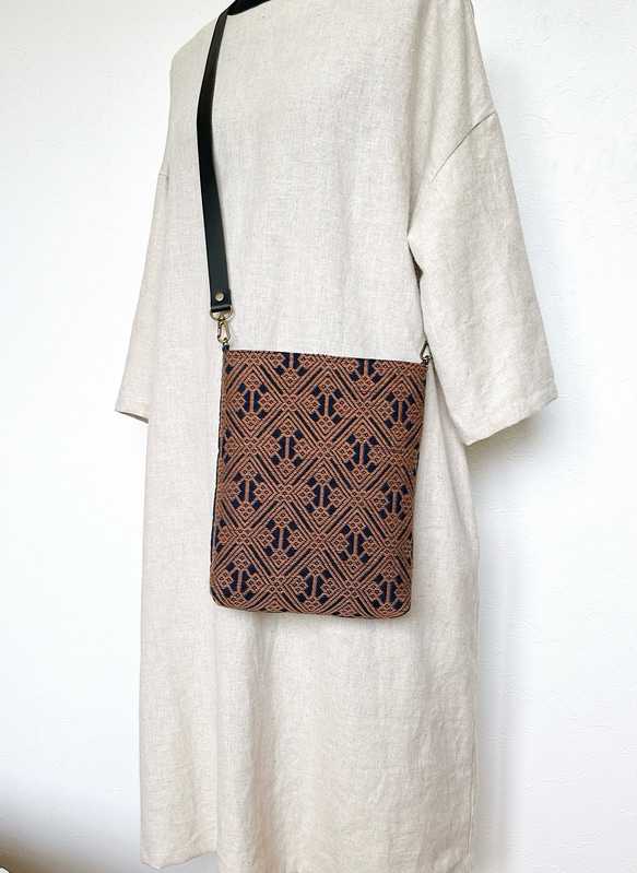 こぎん刺し ショルダーバッグ ショルダーバッグ craft_e°ru 通販