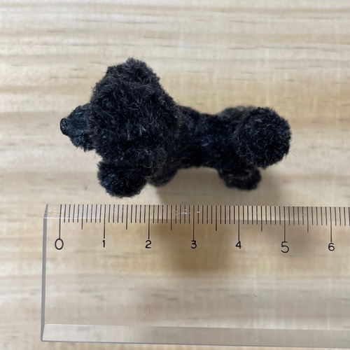 モールドール トイプードルブラック プードルブラック モールアート