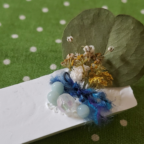 Miniアロマストーン＊小さなドライフラワーの花束を添えて～アロマの