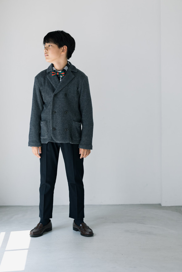 卒業式 スーツ】 140 150 160 ミックスニット ショールカラー 蝶ネクタイ セットアップ 男の子 入学式 子供服 Kimita 通販|Creema(クリーマ) 18231873 卒業式 スーツ】 140 150 160 ミックスニット ショールカラー 蝶ネクタイ セットアップ 男の子 入学式 子供服 Kimita 通販|Creema(クリーマ) 18231873