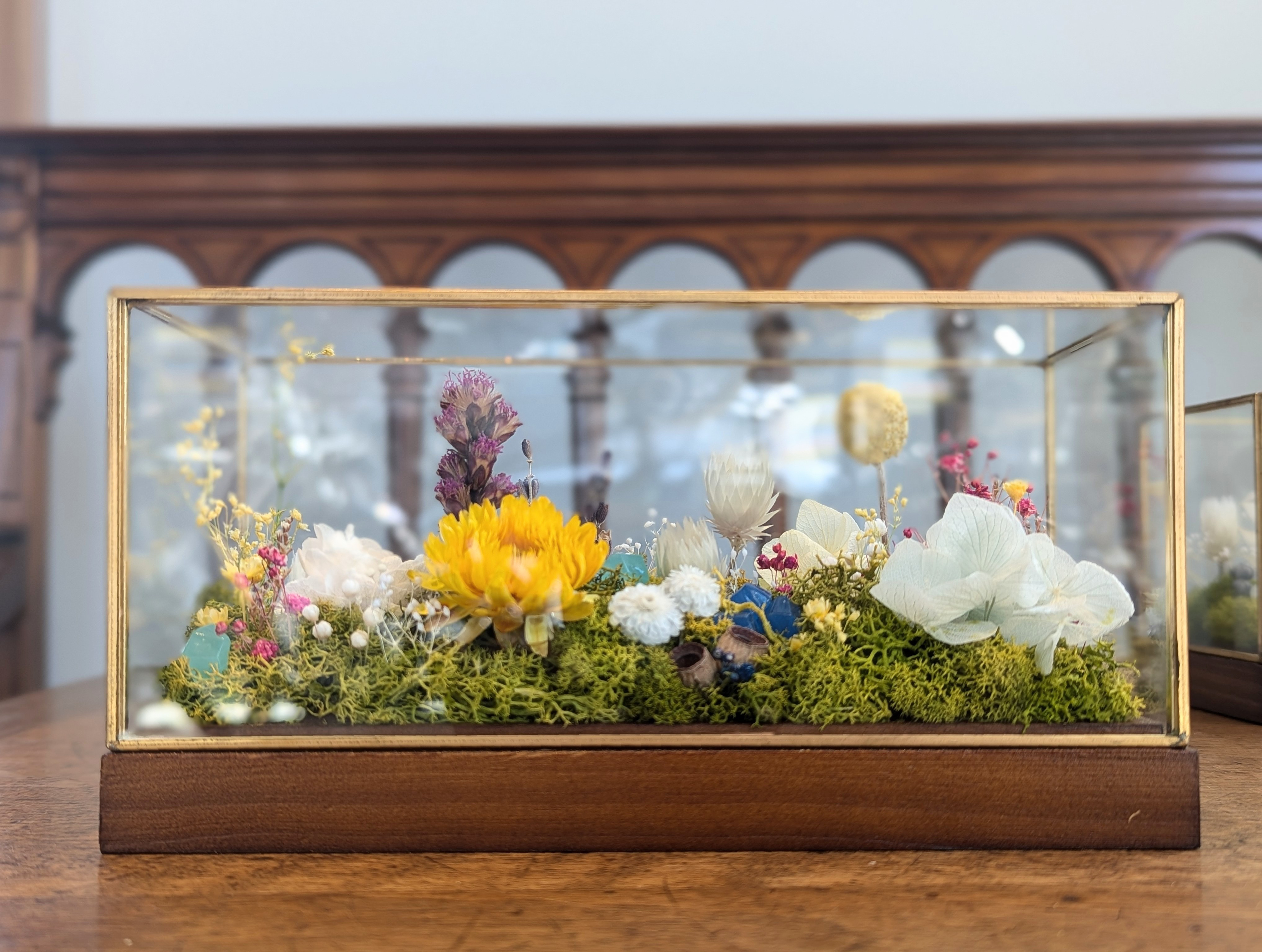 アンティーク風ガラスBOX