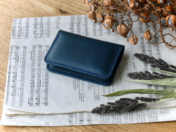 箱付 極美品✨ PELLE MORBIDA カードケース 名刺入れ ネイビー 楽天市場】【最大41倍 3が日限定】 もれなくケアセット＋選べる