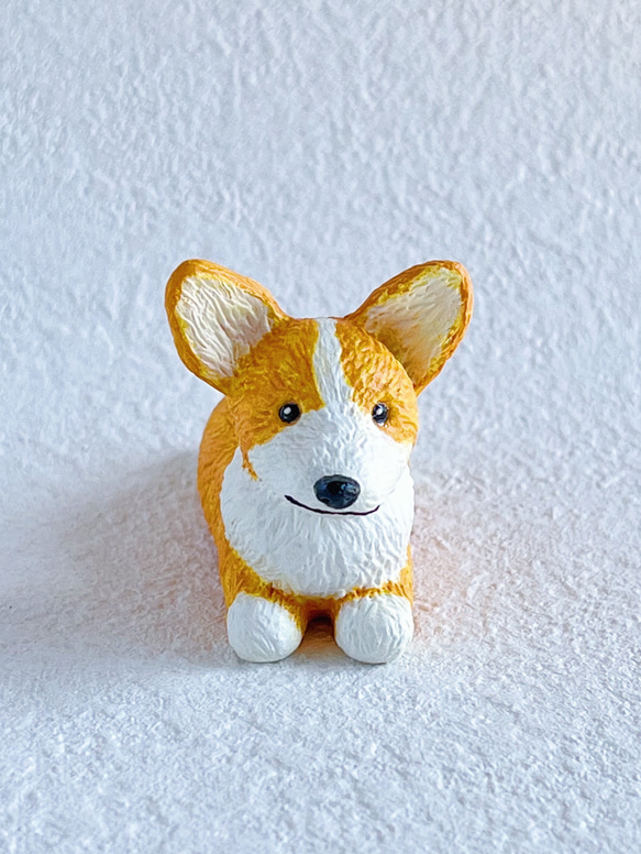 Amazon.co.jp: コーギー 犬 フィギュア 置物 オーナメント