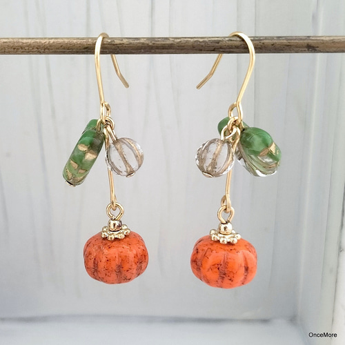 かぼちゃのピアスⅡ－A ピアス（フック・チェーン） OnceMore 通販