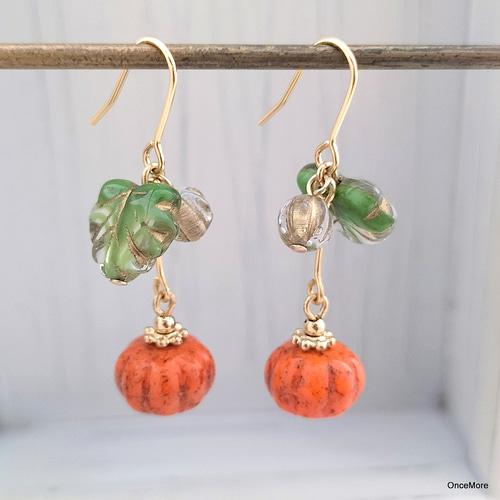 かぼちゃのピアスⅡ－A ピアス（フック・チェーン） OnceMore 通販