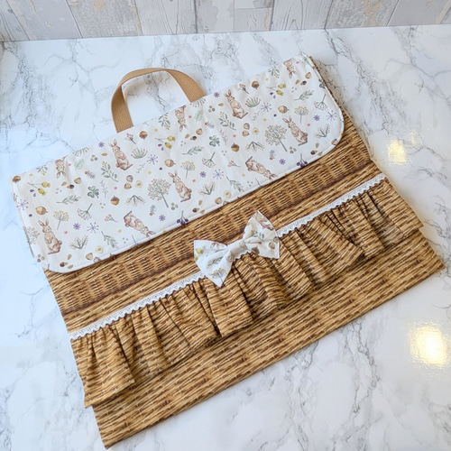 防災頭巾カバー 背もたれ ミルキーラビット 防災頭巾カバー