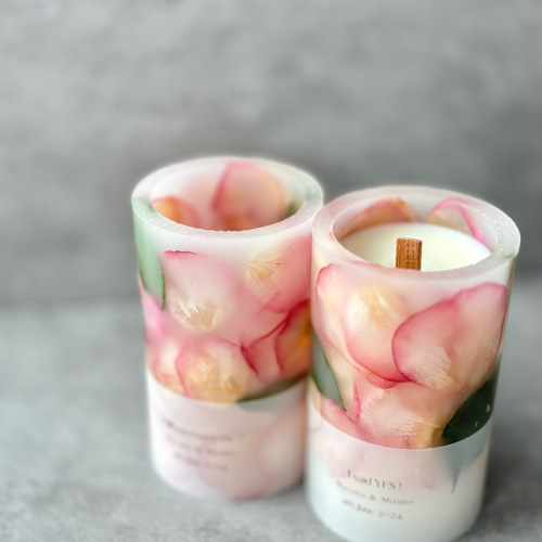 ブーケキャンドル Mサイズ2本 キャンドル・キャンドルホルダー