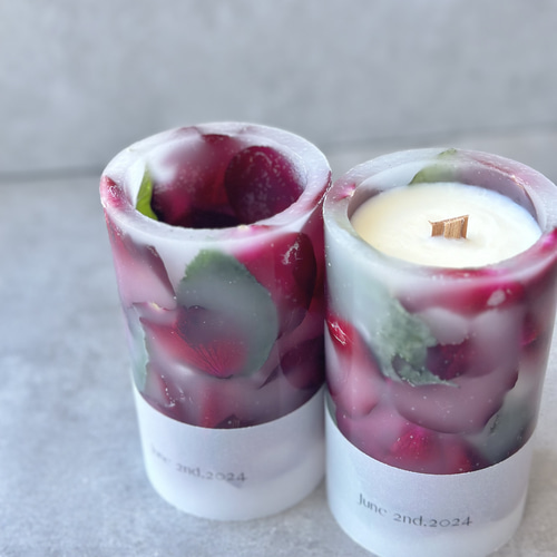 ブーケキャンドル Mサイズ2本 キャンドル・キャンドルホルダー