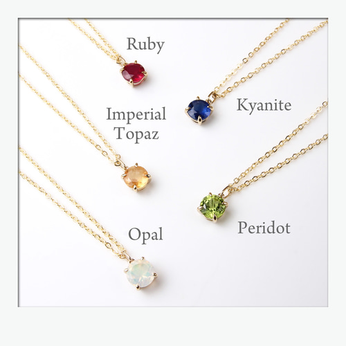 K10YG】インペリアルトパーズ ネックレス ペンダント ネックレス