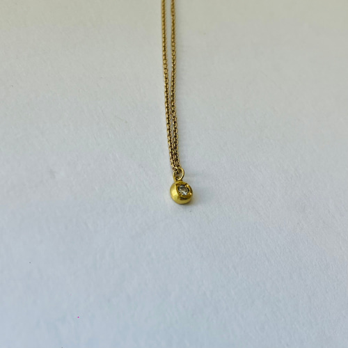お守り★カラーストーン天然誕生石Diamond×18Kゴールドチャーム お守り☆カラーストーン天然誕生石Diamond×18Kゴールドチャーム