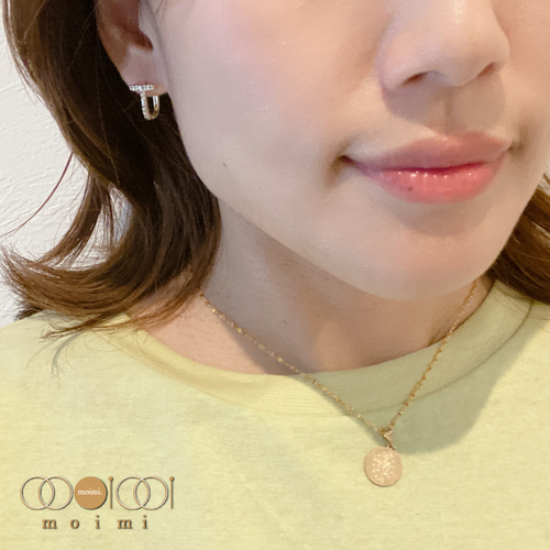 Tワン フープピアス s925 ピアス（フープ） イニシャルネックレス専門