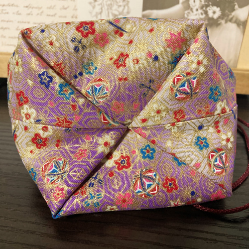 ハンドメイド 和柄の猫耳巾着袋 巾着袋 Handmade shop ふくむぎ 通販