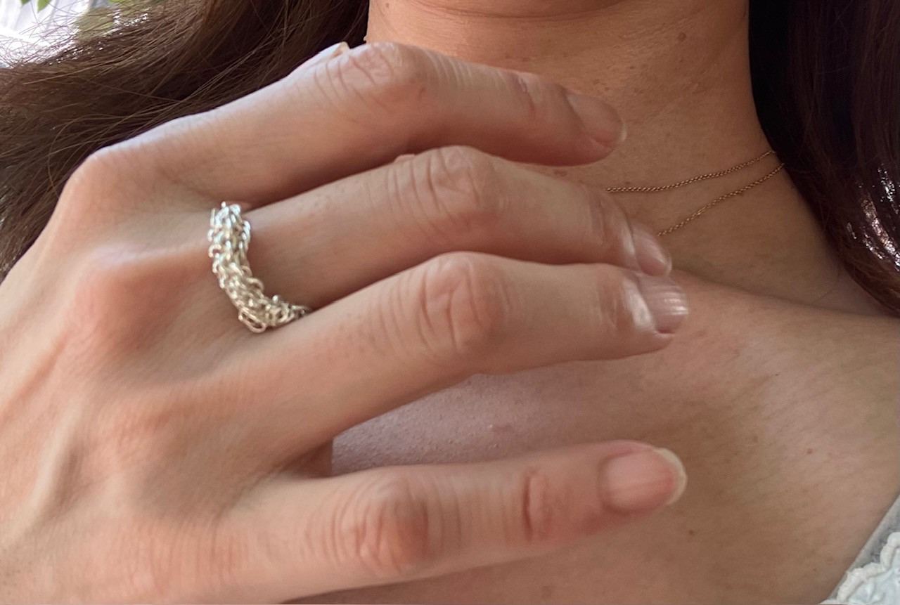 4種のチェーンリング ミルキーウェイリング