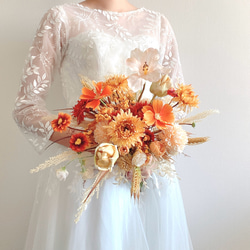 デイジーのウェディングブーケ【結婚式/ウェディング/リゾート婚/前