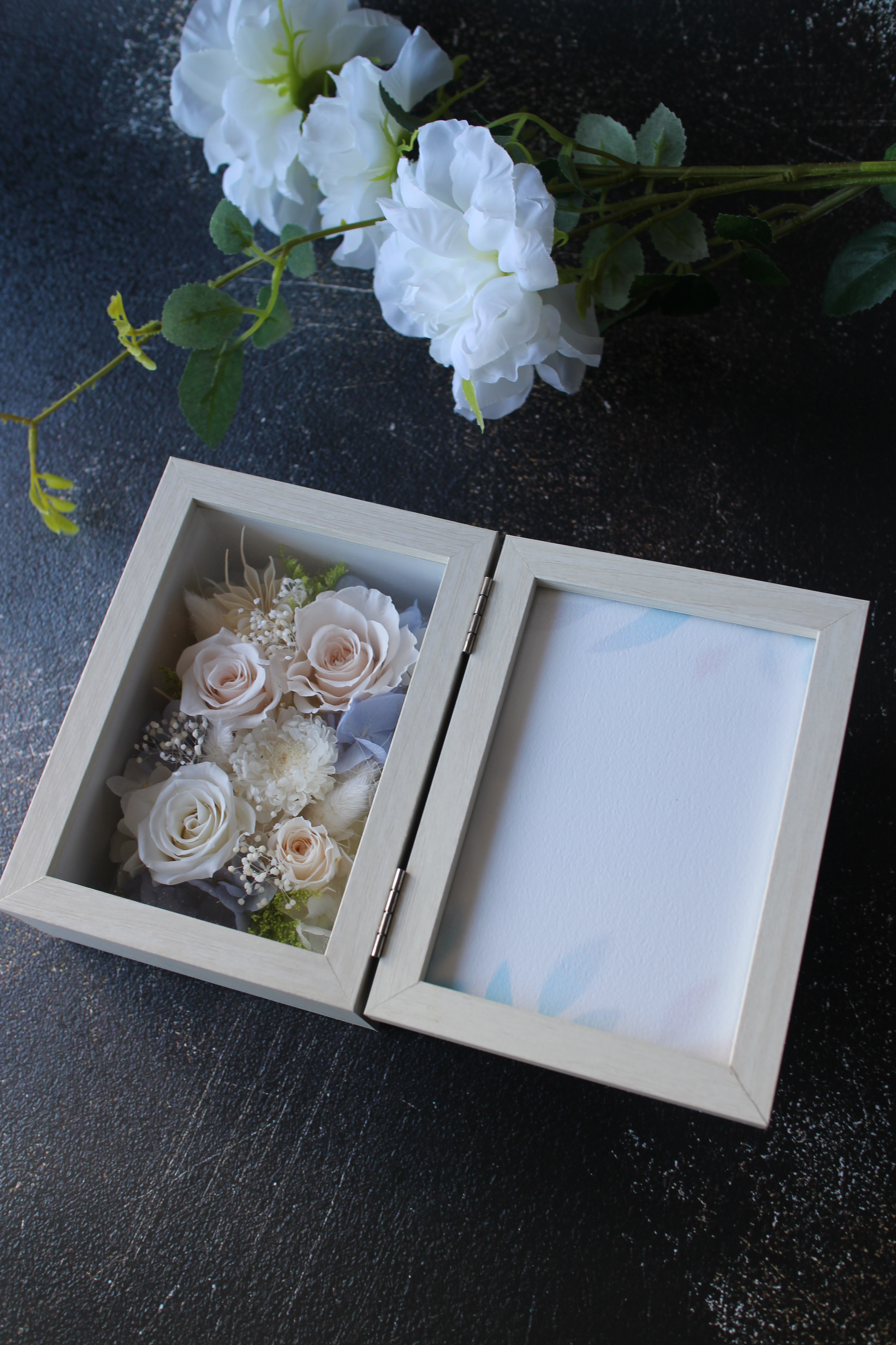 『受注製作』プリザーブドフラワーのフォトフレーム(オーダー制)