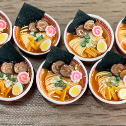 昭和レトロな中華そば ミニチュア ラーメン シルバニアサイズ(1/12