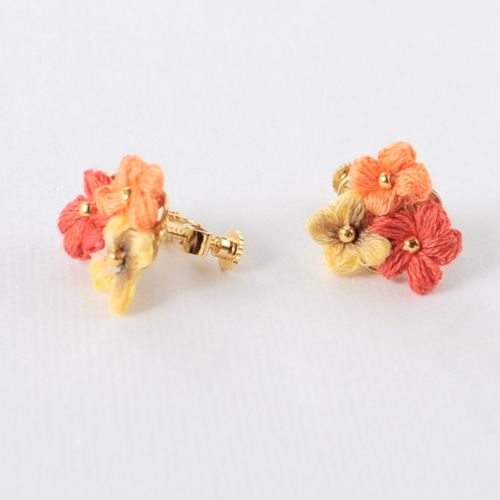 ムーンネックレスとイヤーアクセサリーのセット♥︎ほっこり秋