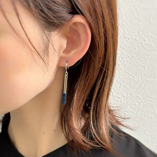 ✡『デザインスティックピアス』 （デザインスティックフックピアス  