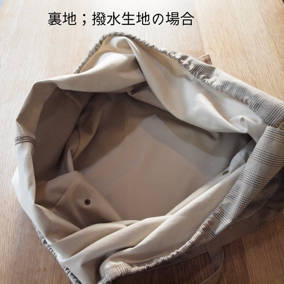 大容量の帆布バッグ【サンドイエロー】キャンプの調理道具入れにおすすめ！　 11枚目の画像