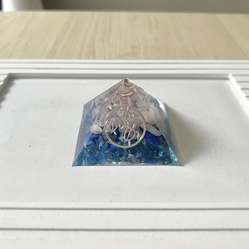 海の守り神「ホヌ」モチーフの小さなオルゴナイト その他インテリア  