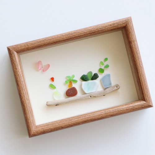 おおつか せいか .•*。＊ イラスト シーグラスアート | ひまわり