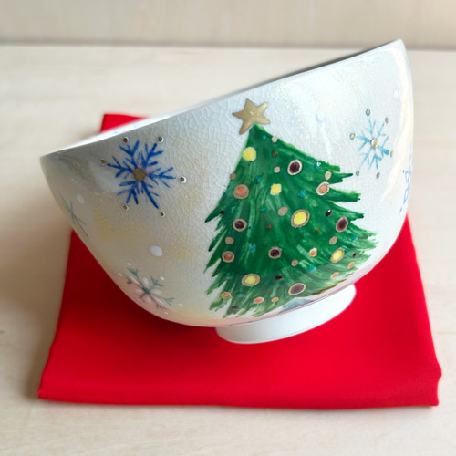 色絵 クリスマスの街 抹茶茶碗 茶碗・めし碗 清香〜きよか〜 通販