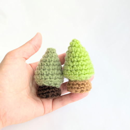 受注制作】木のあみぐるみ2本セット あみぐるみ ainote 通販