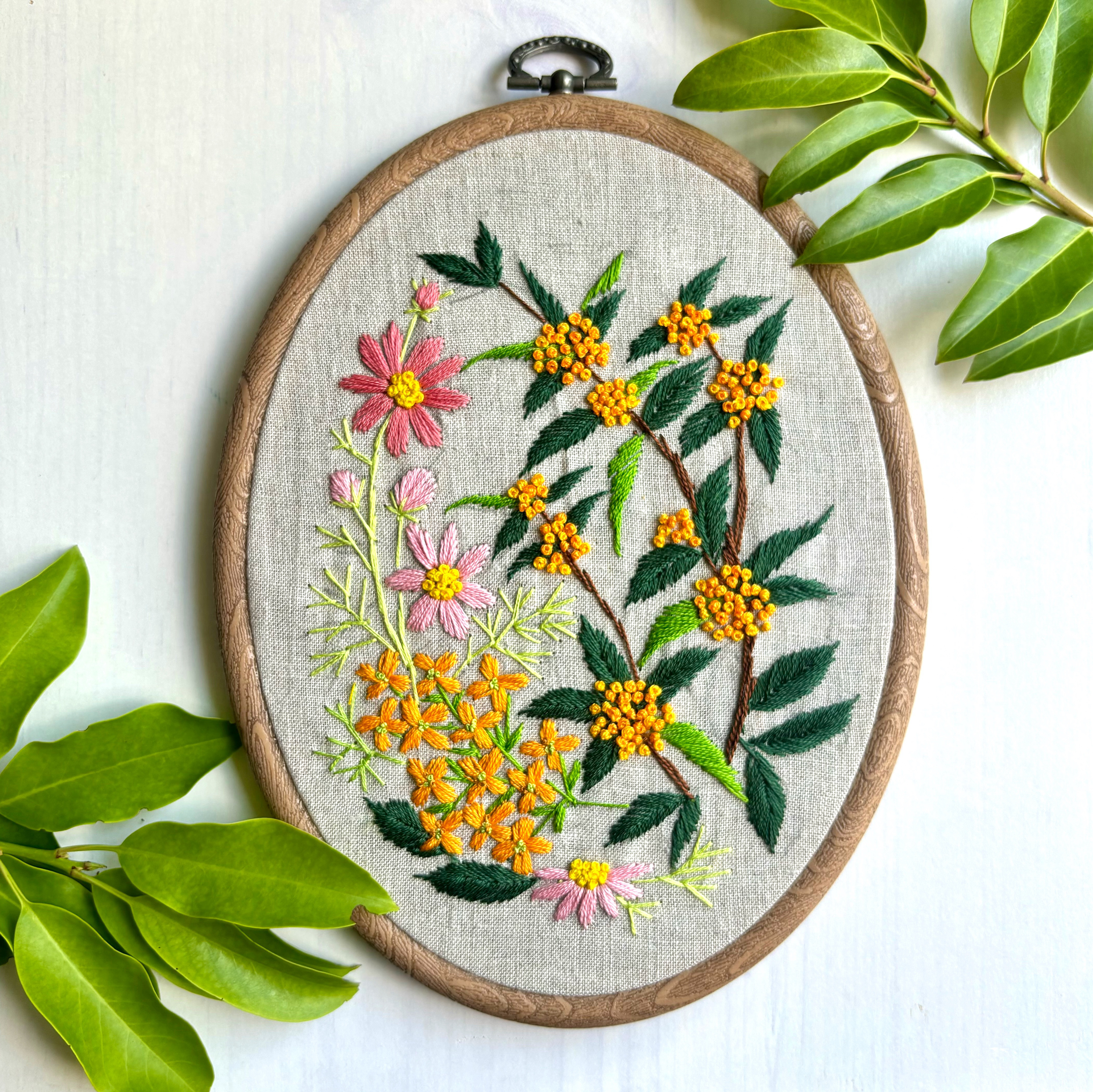 高級　　刺繍絵　　タペストリー