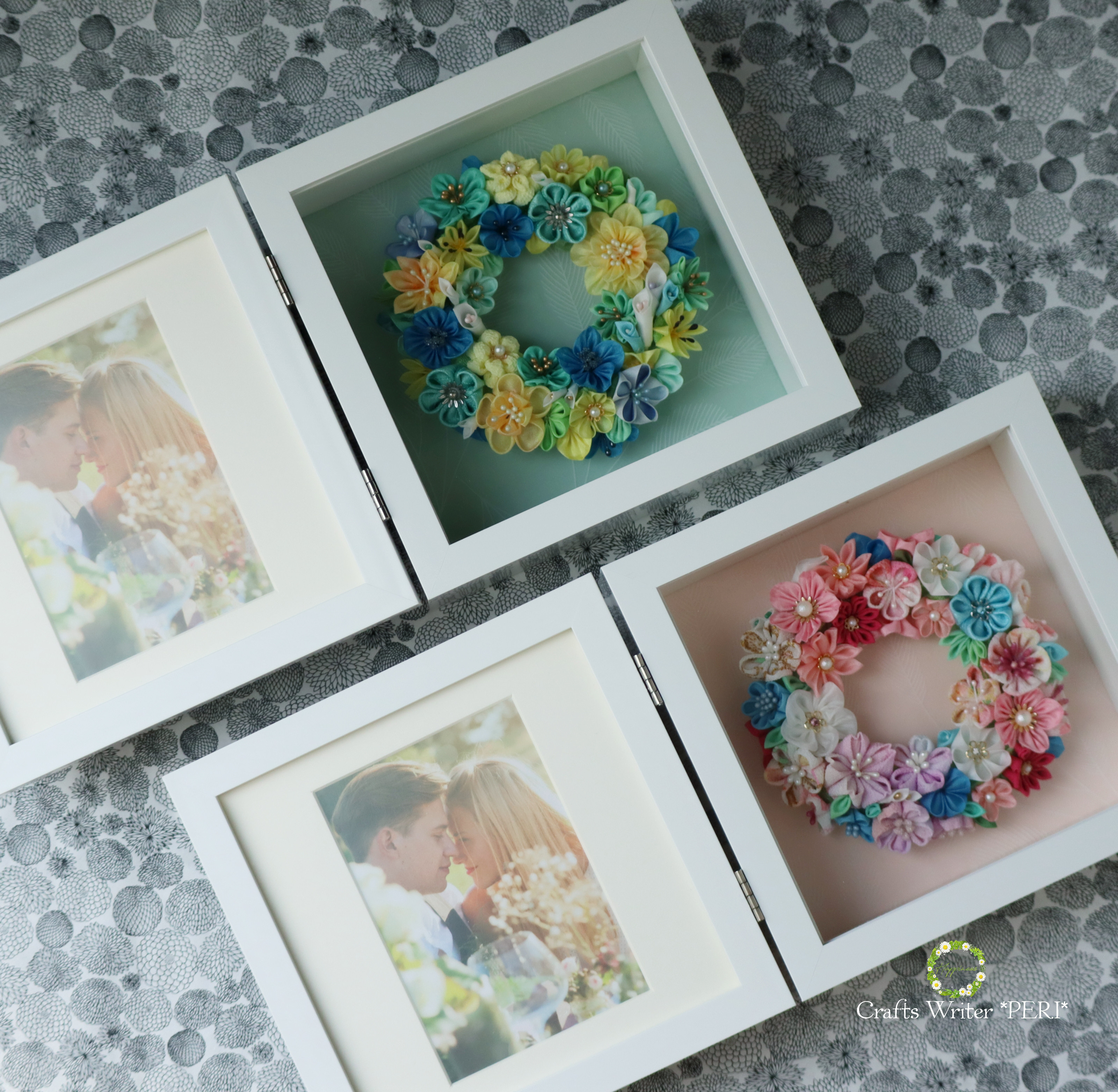 ☆新作☆フラワーフォトフレーム☆