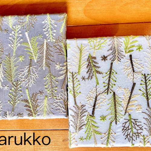 10×10 刺繍パネル ファブリックパネル ミモザとハーブ他 何点でも送料