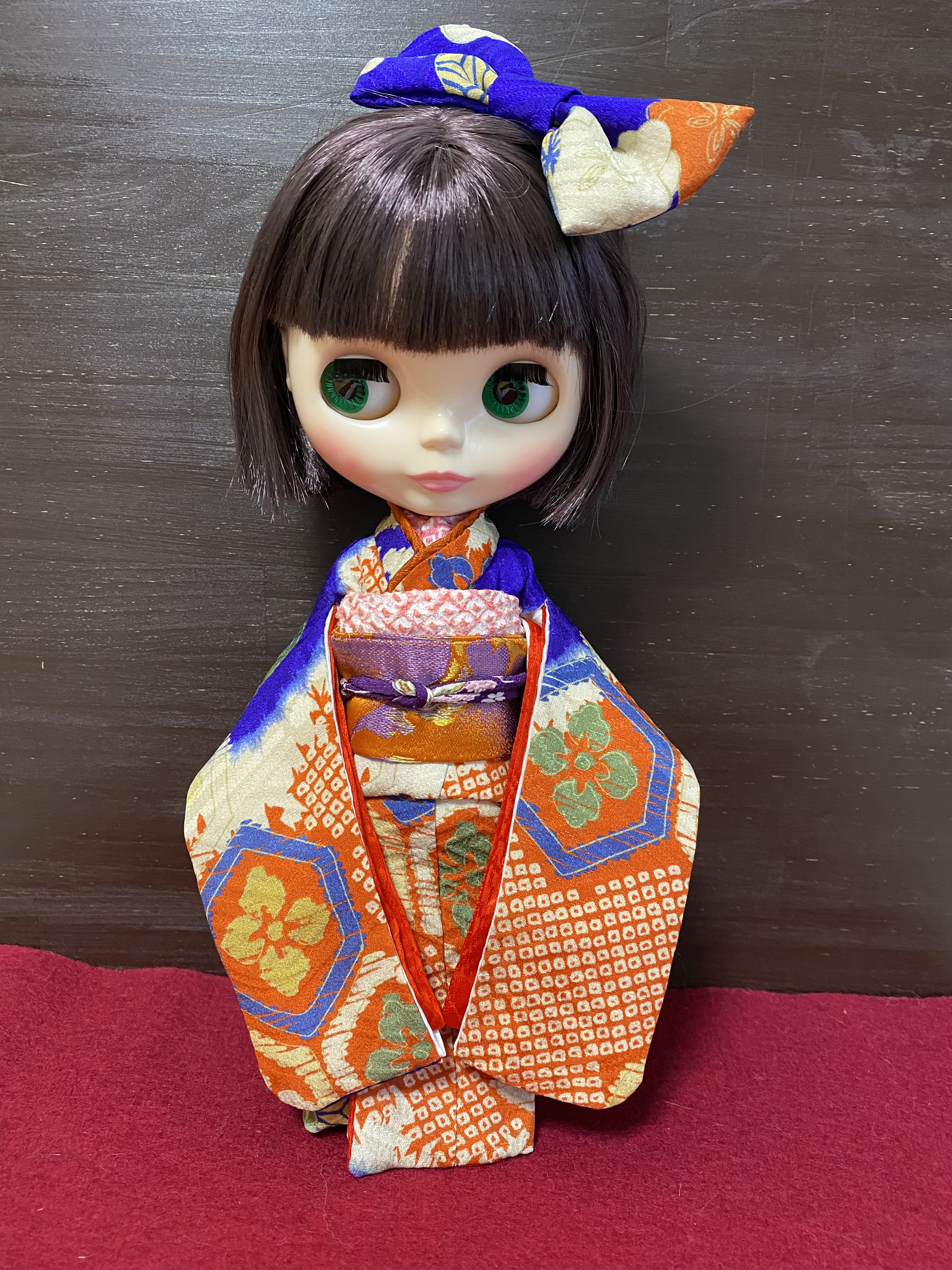 22cmドールさん振袖 02012 ブライス アイシードール その他人形