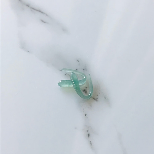 P400-001] ジェイド JADE ヒスイ 本翡翠 ピアス 天然石