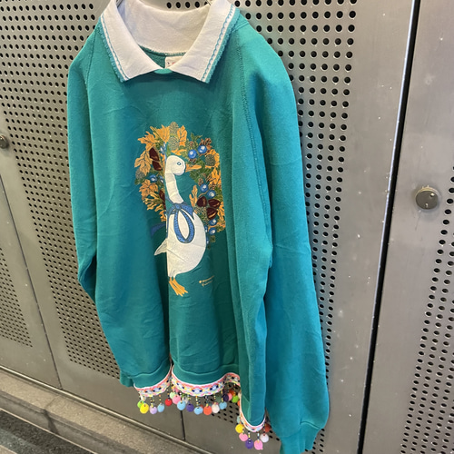 VINTAGE - 古着 ヴィンテージ スウェット トレーナー ブリーチ