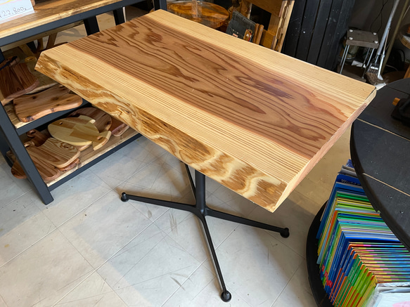 PCデスク 作業デスク 杉無垢板 テーブル