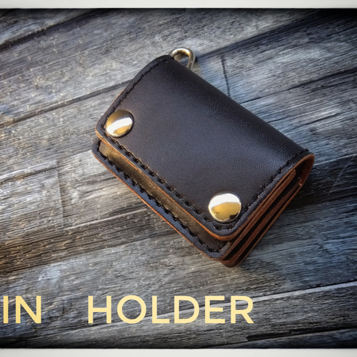 ◇ COIN Holder ◇ トラッカーウォレット タイプ ◇ コインケース 小銭