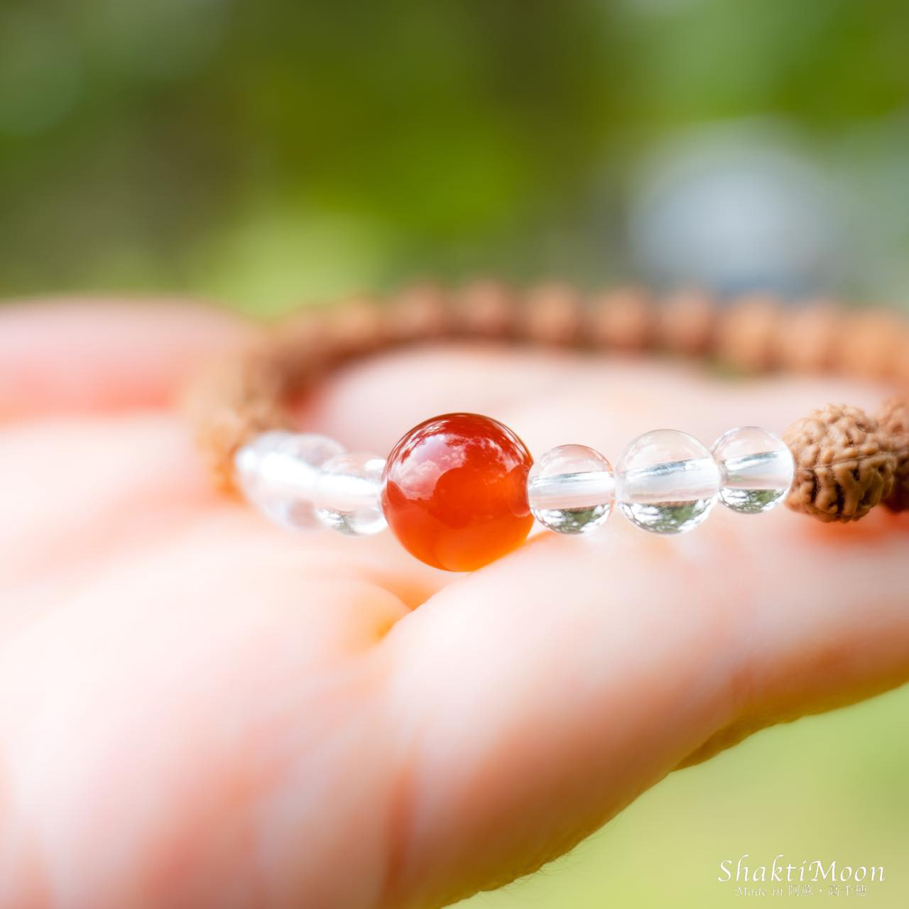 【視野を広げ、新しいチャレンジを成功させたいあなたへ！カーネリアン×水晶】レア・希少！4mm・5mm・6mm天然石